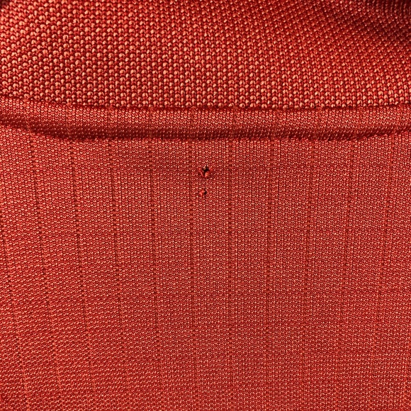 Men’s HAGGAR Burnt Orange Polo Shirt, XXL - Picture 4 of 5